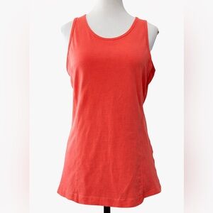 Columbia Omni-Wick Coral Athletic Tank Cutout Back in Orange - Size Medium